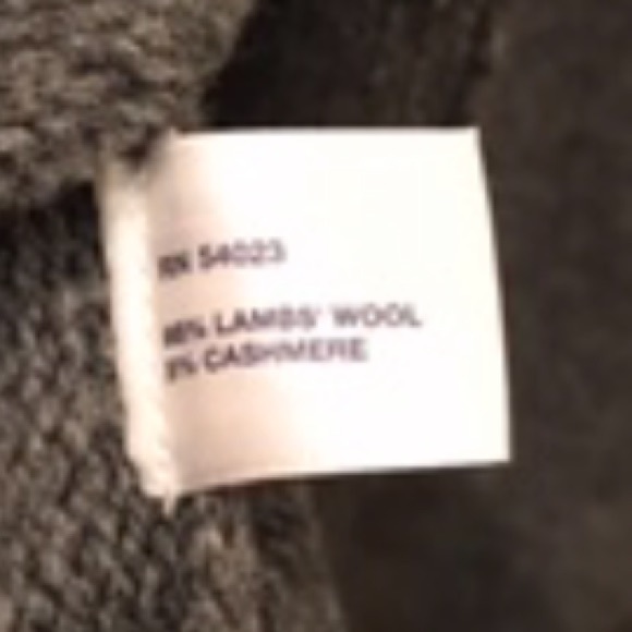 Grey Gap Cowl Neck Cape. Pockets on Each Sides, Wool/Cashmere Blend Size XS/S - Picture 10 of 10